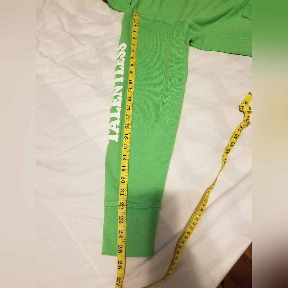 Talentless Unisex Oversized Hoodie-Higjlighter Size XS Color Green - Picture 6 of 11